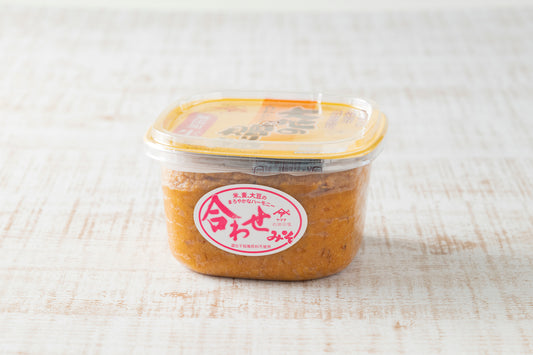 松合食品 無添加生みそ あわせ味噌 大地の贈り物 (米・麦) 750g 九州産原材料使用 カップ入り
