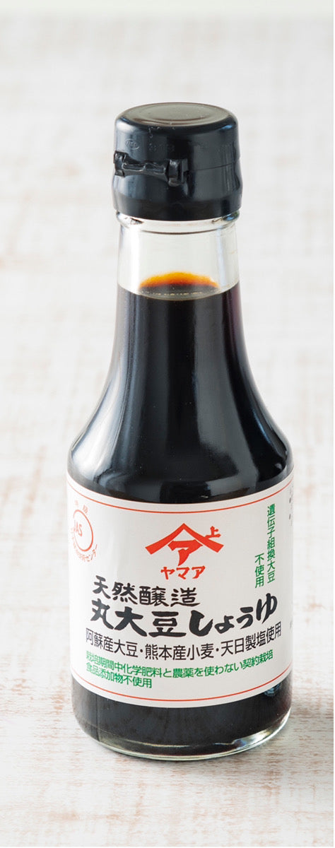 お試し 九州 天然醸造 木樽造り 醤油 卓上 ミニサイズ 2本セット (150ml,180ml) (常温配送)