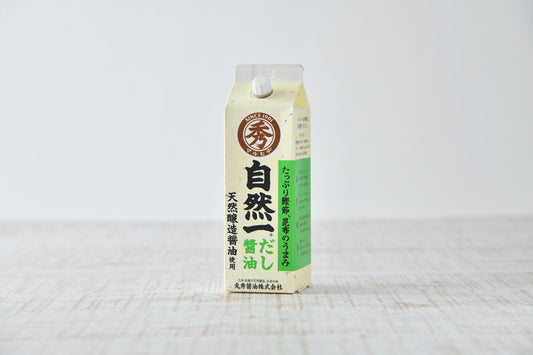 丸秀醤油 天然醸造醤油使用 自然一 だし醤油 300ml 万能調味料 出汁 佐賀 九州