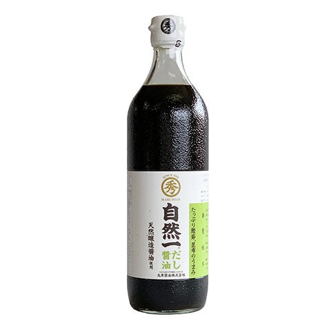 丸秀醤油 天然醸造醤油使用 自然一 だし醤油 300ml 万能調味料 出汁 佐賀 九州